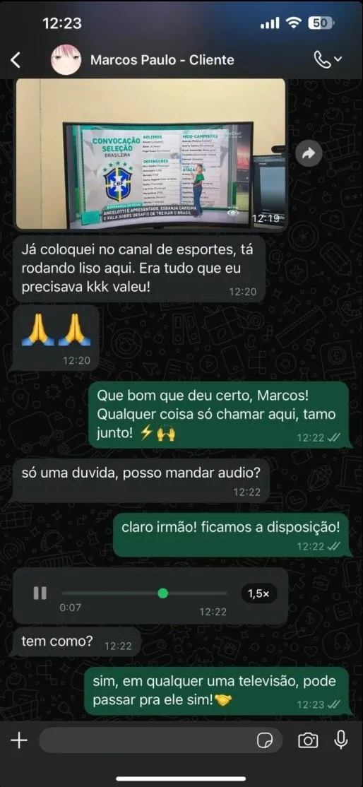 Depoimento de cliente UniCard 3